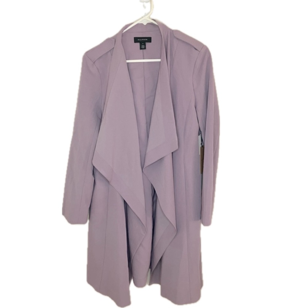Halogen Drape Front Lightweight Lavender Jacket S… - image 5